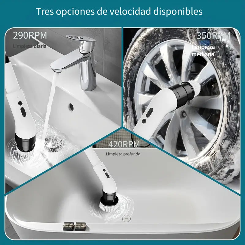 PowerClean Pro 9 en 1 – Limpieza Rápida y Profunda